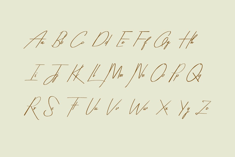Example font Arcadia Nova #3